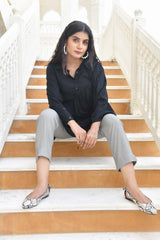 AAHELI BLACK FALL CO-ORD SET