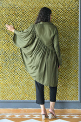 AAHELI OLIVE FALL CO-ORD SET