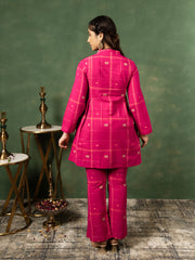AAHELI AMARA A-LINE KURTA & BOOTCUT PANTS SET