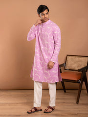 AAHELI SHIVAAY EMBROIDERED KURTA-PANT SET
