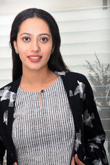 AAHELI KIERA BLACK INNER & JACKET SET