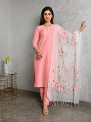 AAHELI MEHAK PEACH KURTA-PANTS & DUPATTA SET